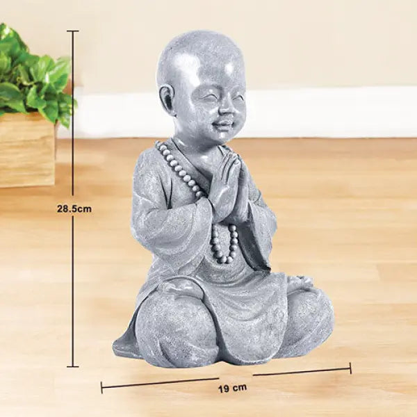 Statue Bouddha et Moine Bouddhiste - Collection Zen