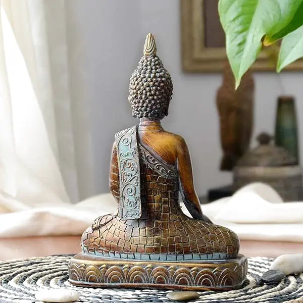 Statue Bouddha Assis en Maravijaya – Édition Prestige