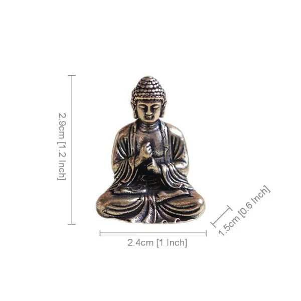 Statuette Bouddha Shakyamuni en Laiton - Édition Prestige
