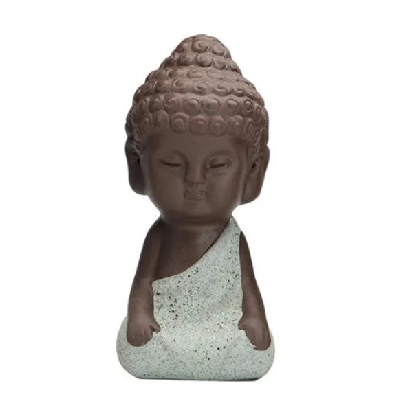 Statuette Bouddha: Le Message des Quatre Indiennes