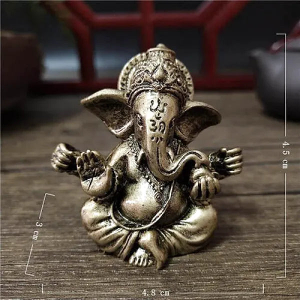 Statuette Bouddha et Ganesh Éléphant – Collection Prestige