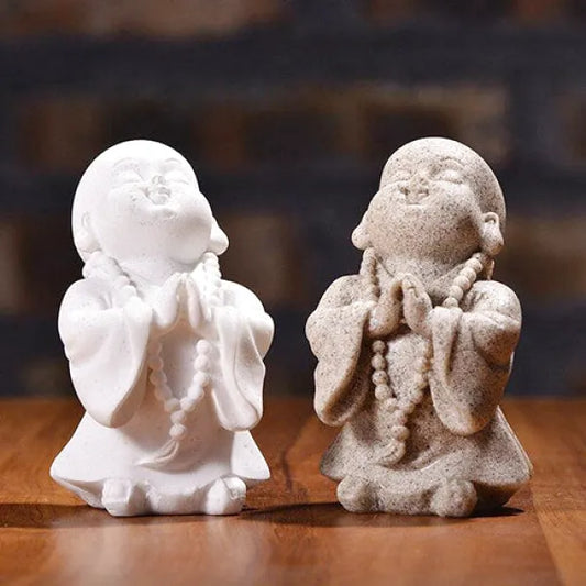 statuette-moine-bouddhiste