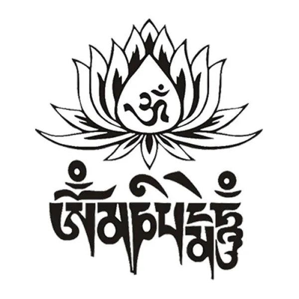 Sticker Bouddha Om Mani Padme Hum - Édition Prestige