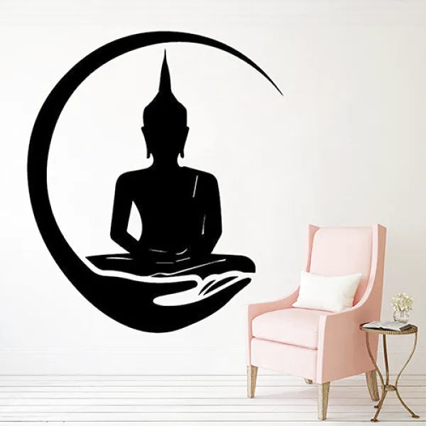 Sticker Bouddha — Dessin Mural Premium