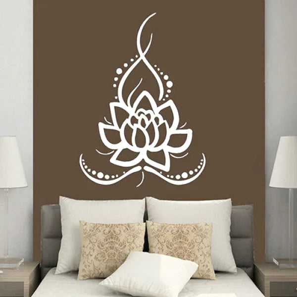 Sticker Mural Bouddha – Fleur de Lotus | ZenAura