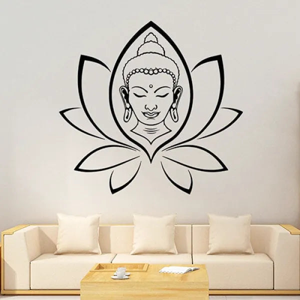 Sticker Bouddha – Fleur de Lotus Édition Signature