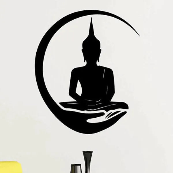 Sticker Bouddha — Dessin Mural Premium