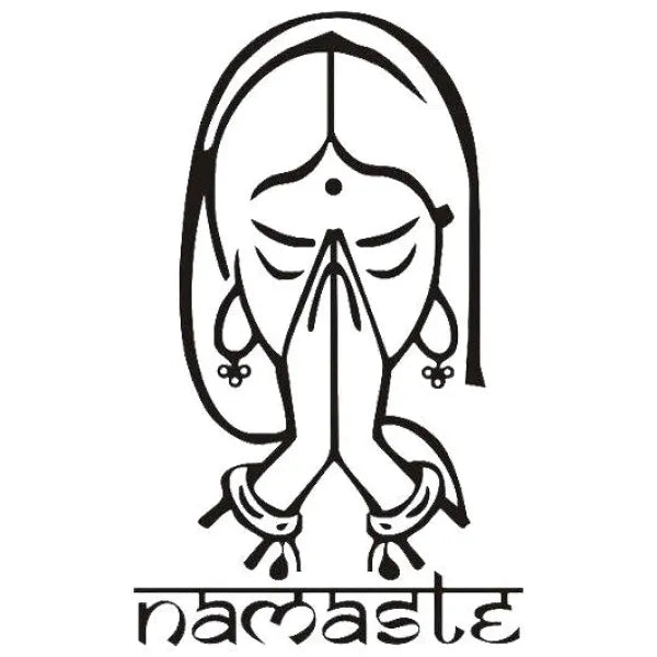 Sticker Mural Bouddha – Méditation Namasté