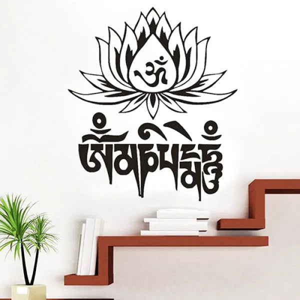 Sticker Bouddha Om Mani Padme Hum - Édition Prestige