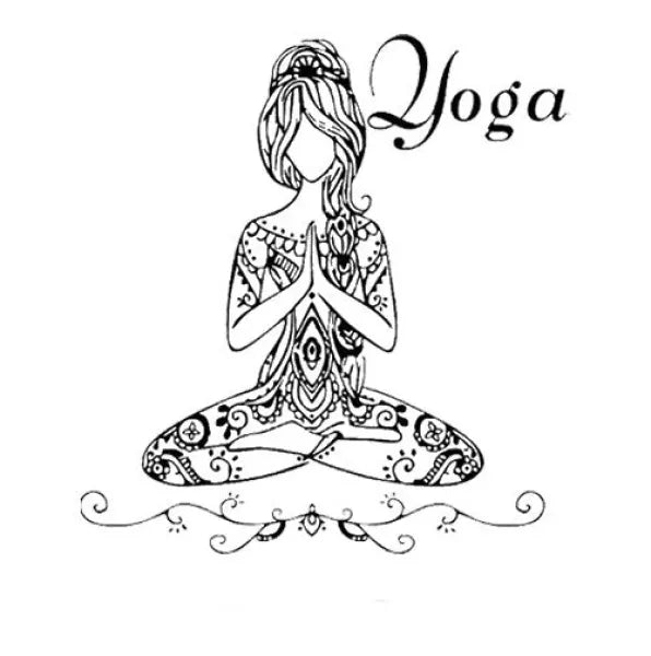 Bouddha Mural Yoga Sticker