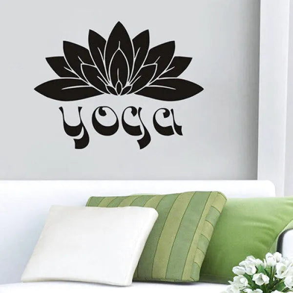 Sticker Bouddha Mural Lotus — Esprit Zen