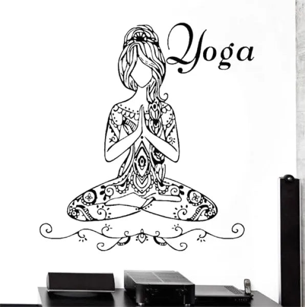 Bouddha Mural Yoga Sticker