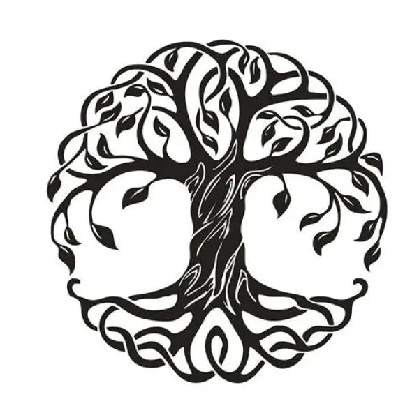 Bouddha Sticker Premium — Arbre de Vie (Grand Format)