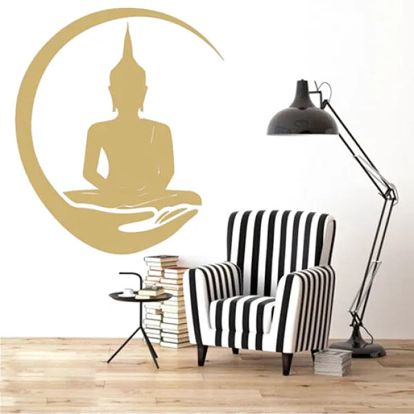 Sticker Bouddha — Dessin Mural Premium