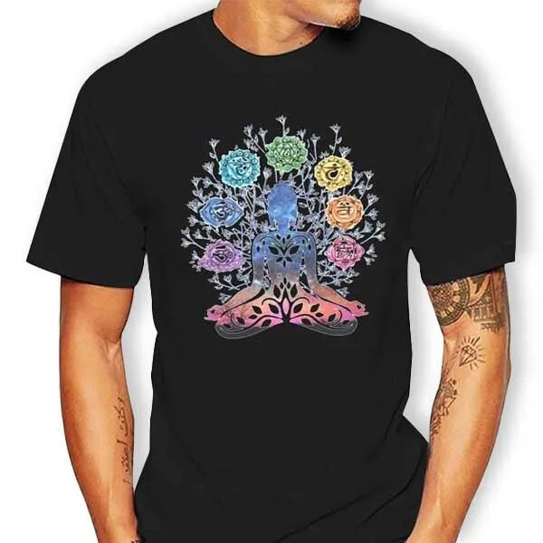 T-Shirt Bouddha Zen — Méditation et Yoga