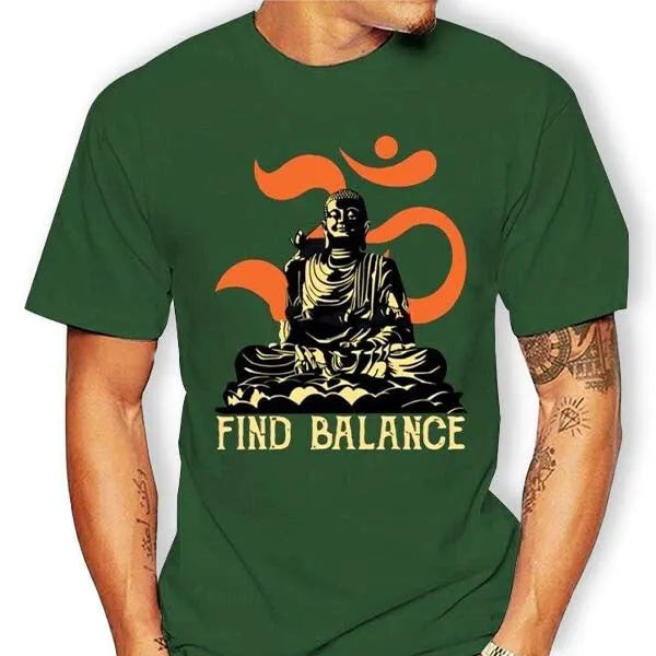 Bouddha Tee — T‑Shirt pour Homme Bouddhiste