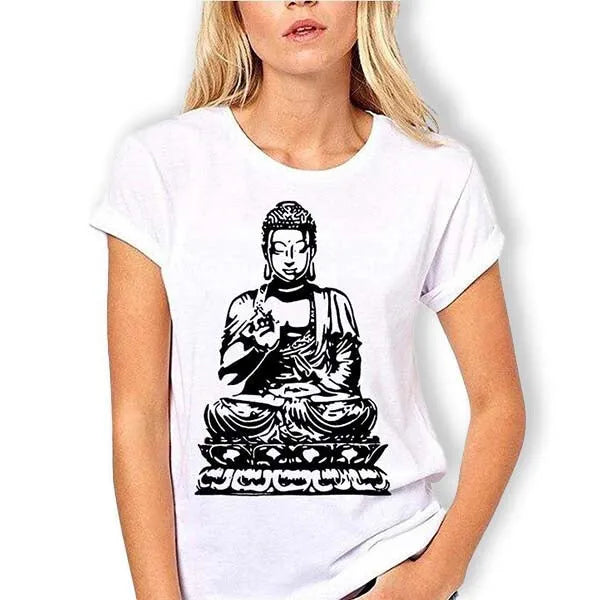 T-Shirt Bouddha Fille & Méditation