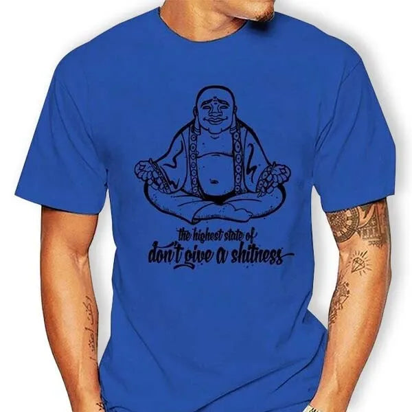 T-Shirt Bouddha Rieur Jaune - Édition Signature