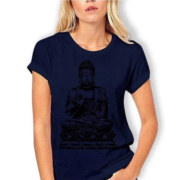 T-Shirt Bouddha Fille & Méditation