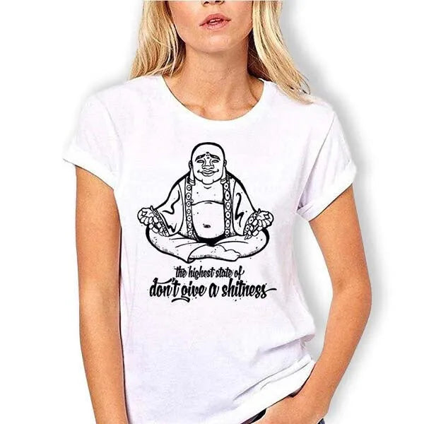 T-Shirt Bouddha Rieur Rose – Édition Signature