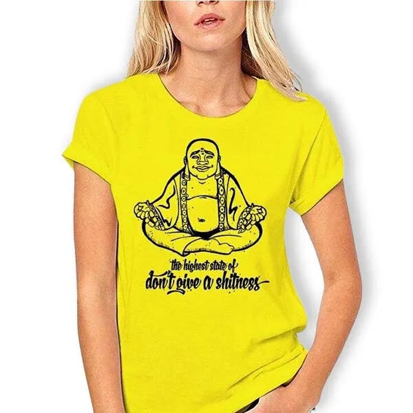 T-Shirt Bouddha Rieur Rose – Édition Signature