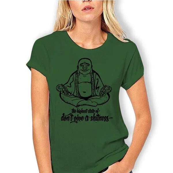T-Shirt Bouddha Rieur Rose – Édition Signature