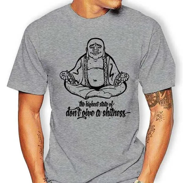 T-Shirt Bouddha Rieur Jaune - Édition Signature