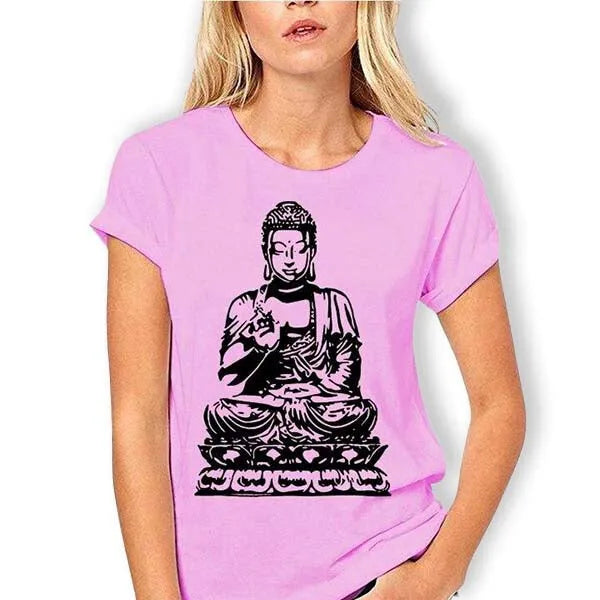 T-Shirt Bouddha Fille & Méditation