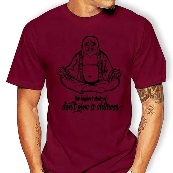 T-Shirt Bouddha Rieur Jaune - Édition Signature