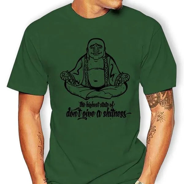 T-Shirt Bouddha Rieur Jaune - Édition Signature