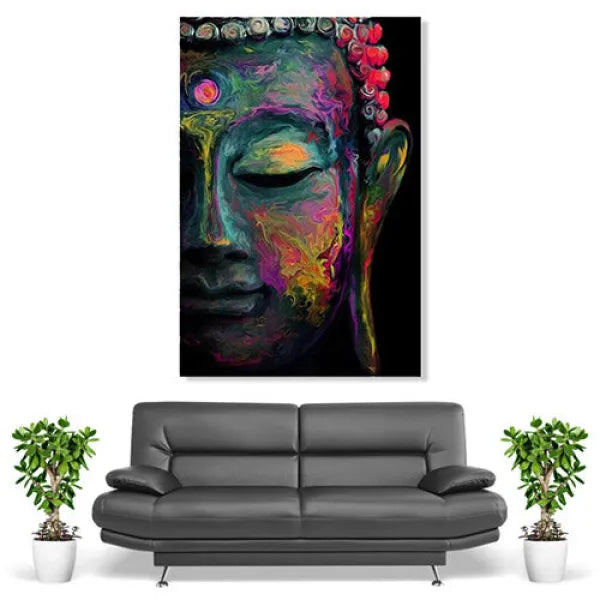 tableau-bouddha-couleur