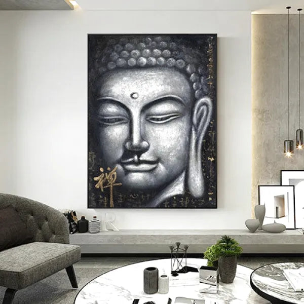 Portrait de Bouddha — Tableau d'Art Signature