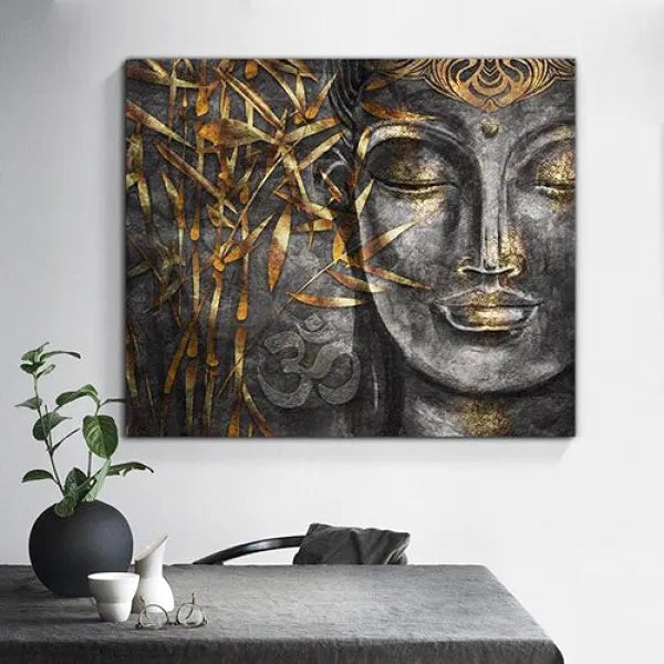 Tableau Bouddha Doré — Édition Prestige