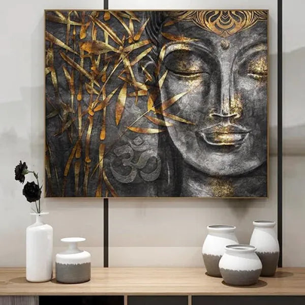 Tableau Bouddha Doré — Édition Prestige