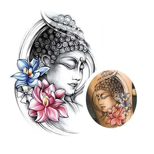 tatouage-bouddha-avec-fleur-de-lotus