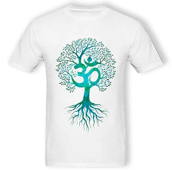 Tee Shirt Bouddha Homme et Arbre de Vie — Collection Zen