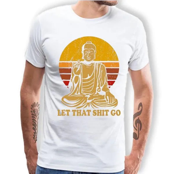 Bouddha Méditation Tee - Édition Zen