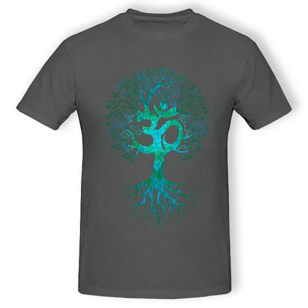 Tee Shirt Bouddha Homme et Arbre de Vie — Collection Zen