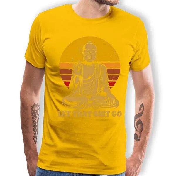 Bouddha Méditation Tee - Édition Zen