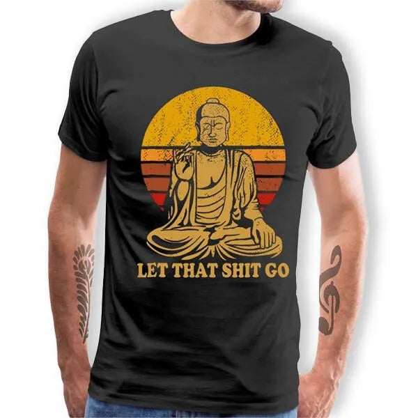 Bouddha Méditation Tee - Édition Zen
