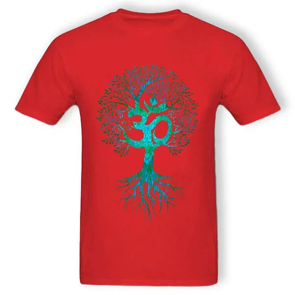 Tee Shirt Bouddha Homme et Arbre de Vie — Collection Zen