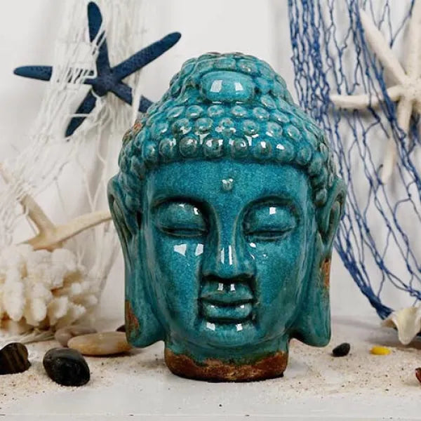 Bouddha Bleu — Tête Signature
