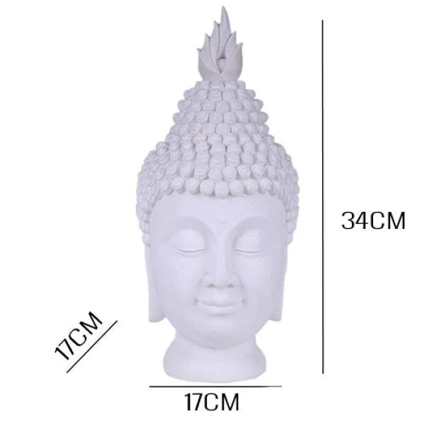 Tête de Bouddha en Pierre — Collection Signature