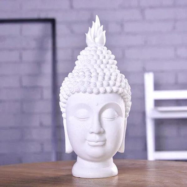 Tête de Bouddha en Pierre — Collection Signature