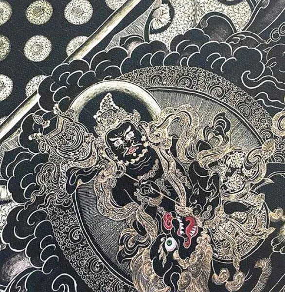 Thangka Protection: Divinité Courroucée