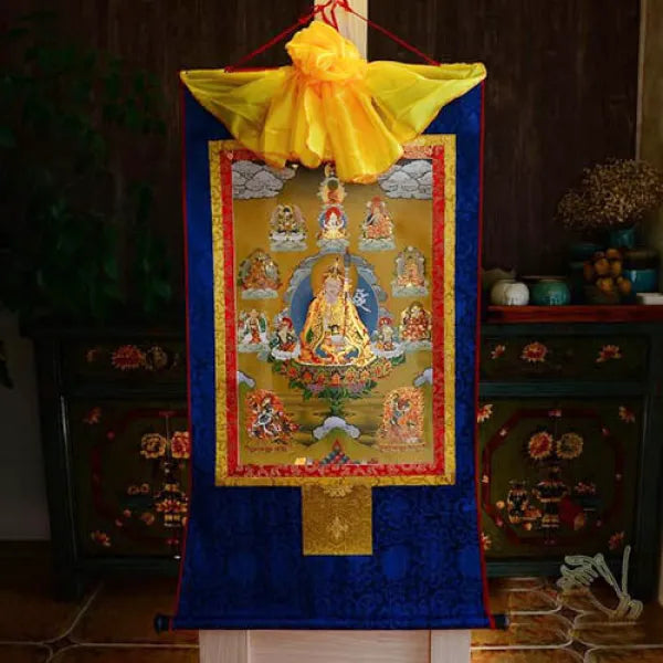Thangka Sacrée: Œuvre Bouddhiste