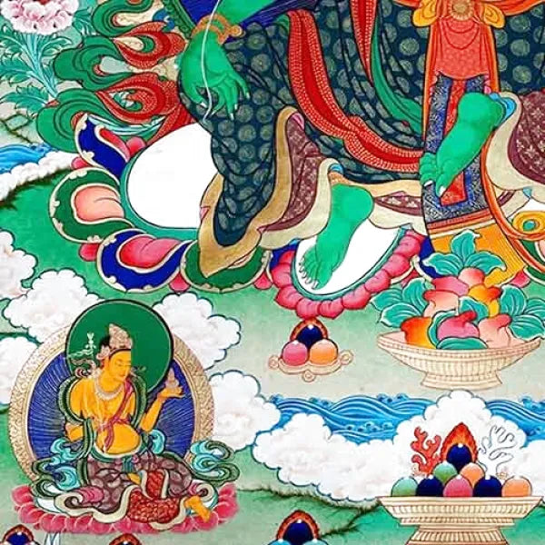 Thangka Tara Verte: Divinité