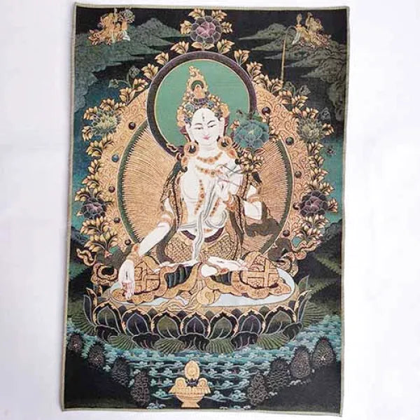 Thangka Tara Blanche – Divinité Sacrée
