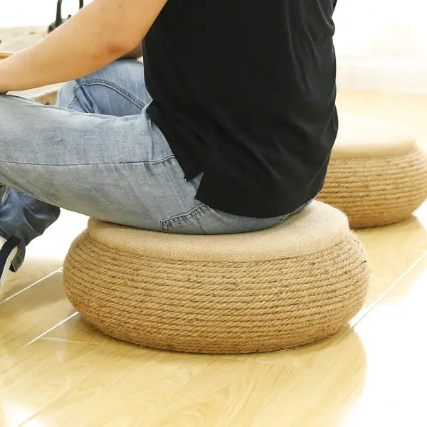 Coussin Tatami Naturel – Signature Japonais