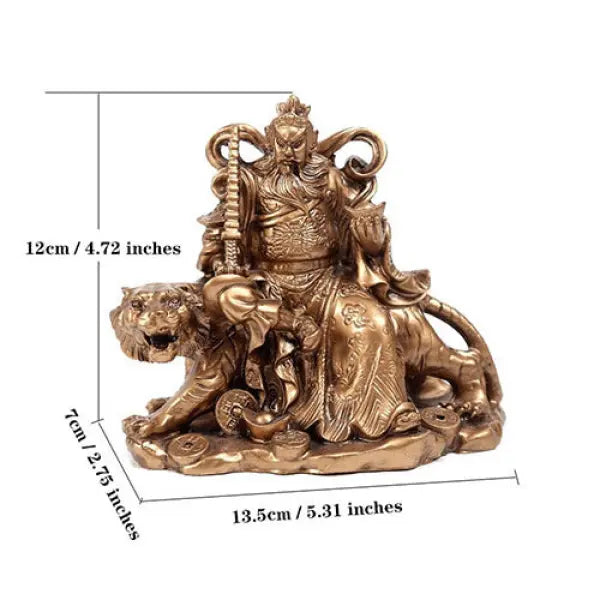 Statue Bouddha Authentique avec Tigre – Edition Prestige